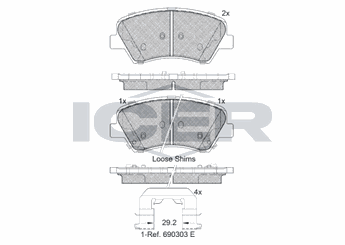 Fren Disk Balata Ön OTOZONE FDO8054-R  581013NA50 581011SA30 58101-1SA30 581012VA00 58101-2VA00 581012VA10 58101-2VA10 581012VA50 58101-2VA50 581012VA60 58101-2VA60 58101-3NA50 581013XA00 58101-3XA00 581013XA10 58101-3XA10 581013XA20 58101-3XA20 581013XA20DS 58101-3XA20 DS 581014VA00 58101-4VA00 58101A5A00 58101-A5A00 58101A6A00 58101-A6A00 58101A6A01 58101-A6A01 58101A6A02 58101-A6A02 58101A6A03 58101-A6A03 58101A6A73 58101-A6A73 58101A7A00 58101-A7A00 58101A7A01 58101-A7A01 S58101A6A02 S58101-A6A02 S58101A6A03 S58101-A6A03
