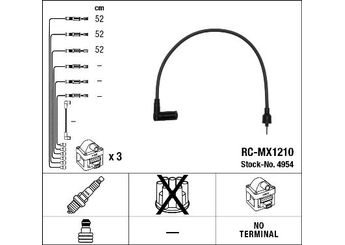 Buji Kablosu  NGK 4954  