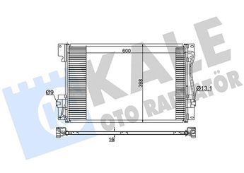 Klima Radyatörü  KALE 394100  30665225 6849575 9171271 31390445 68 49 575