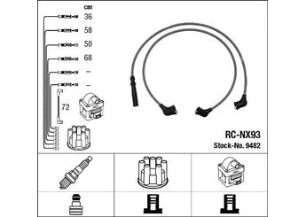 Buji Kablosu  NGK 9482  2245065E25 22450-65E25 2245086G26 22450-86G26