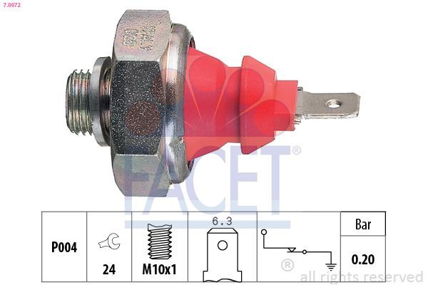 Yağ Müşürü  FACET 7.0072