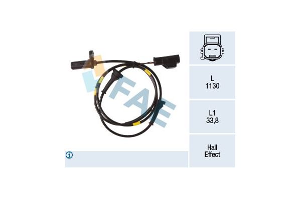 Abs Sensörü Ön Sağ Volvo S80 Sedan (05.1998->)  FAE 78269