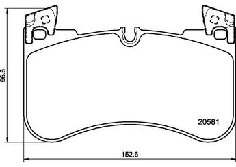 Fren Disk Balata Ön BREMBO P 44 029  LR110084 LR138646 LR149626 LR157174