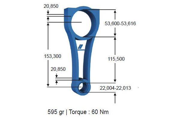 Piston Kolu  BMW ORJINAL 11248610991