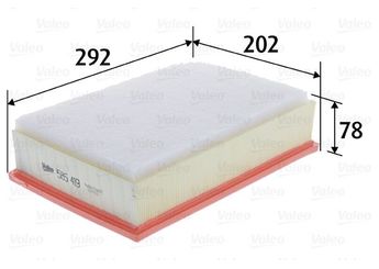 Hava Filtresi  VALEO 585419  8200795348 1654600Q1L 16546-00Q1L 1654600Q2G 16546-00Q2G 1654600Q4C 16546-00Q4C 4420258 4423824 95519246 165465171R 8660003757 93167904