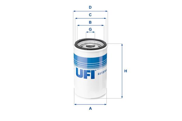 Yağ Filtresi  UFI 23.151.00