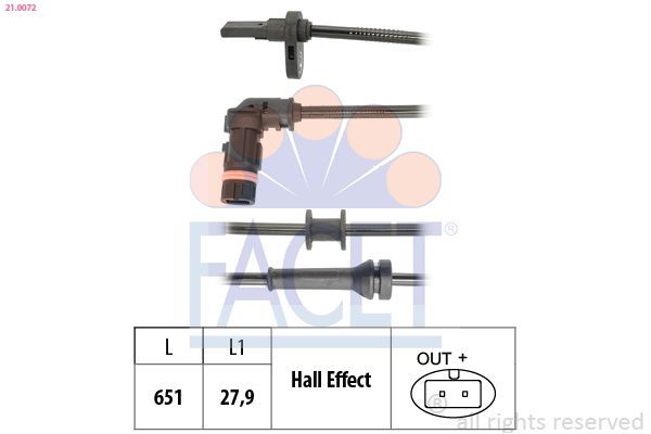 Abs Sensörü Ön Sağ MGA 33982