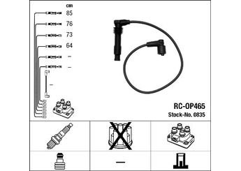 Buji Kablosu  NGK 0835  