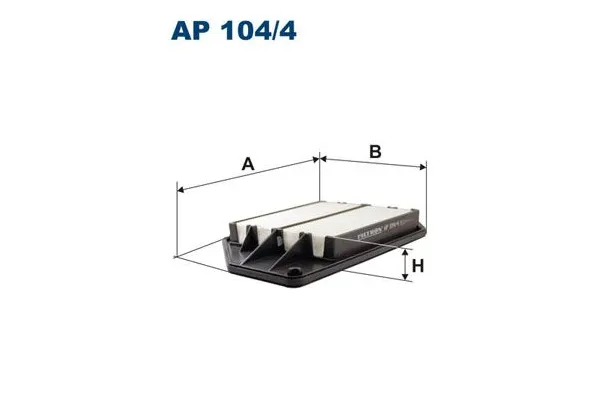 Hava Filtresi  FILTRON AP 104/4