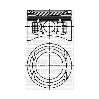 Piston (82.70MM-0.25)  YENMAK 31-04178-025