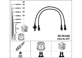 Buji Kablosu  NGK 6071  9153767680 91 537 676 80