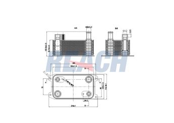 Motor Yağ Soğutucu  VEKA 45-4431  4E0317021E