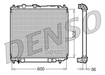 Su Radyatörü  DENSO DRM45014  DRM45014 MB890956 MB890957