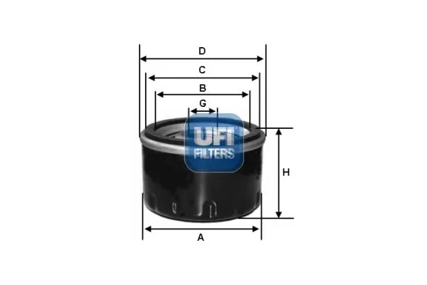 Yağ Filtresi  UFI 23.159.00