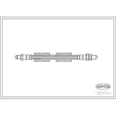 Fren Hortumu Arka Sağ veya Sol Ford Puma (CCE)(06.1997->)  MARGO 2730026