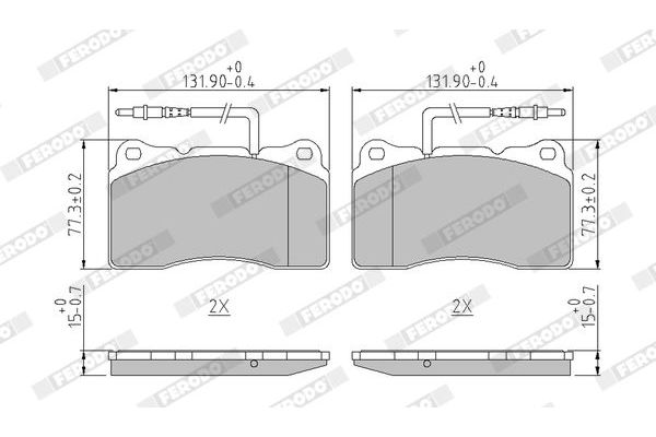 Fren Disk Balata Ön FTE 9001296