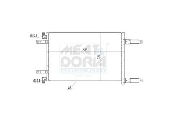 Klima Radyatörü  BEHR AC 516 000S  46811208 46736891 K46736891 46803037