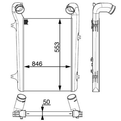 Turbo Radyatörü  VALEO 509836