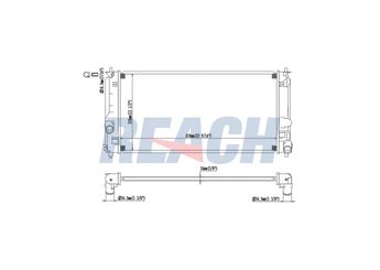 Su Radyatörü  RADISEN RR 64822  1640022060 1640022070 16400-22060