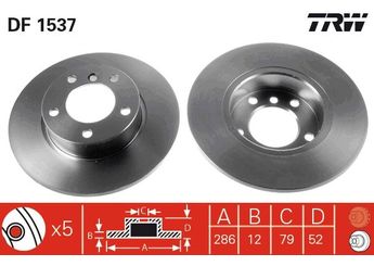 Fren Disk Ayna Ön Sağ ve Sol TRW DF1537  1160673 1 160 673 6757750 6 757 750 34111160673 34 11 1 160 673 34116757751 34 11 6 757 751 6757751 6 757 751 34116757750 34 11 6 757 750