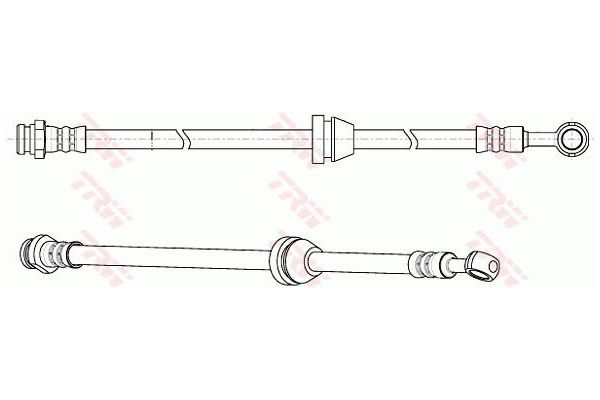Fren Hortumu Ön Sağ veya Sol Chevrolet Aveo HB (2008->)  TRW PHD947