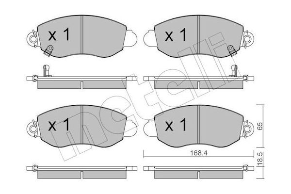 Fren Disk Balata Ön Ford Transit P.Van Uzun Şasi (FY)(2000->)  OPTIMAL BP-12019SD