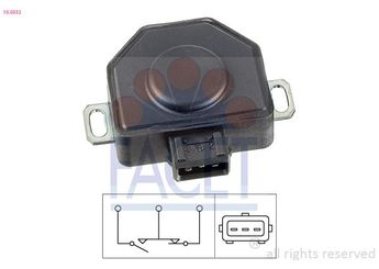 Gaz Kelebeği Sensörü  FACET 10.5032  13631710559 13 63 1 710 559