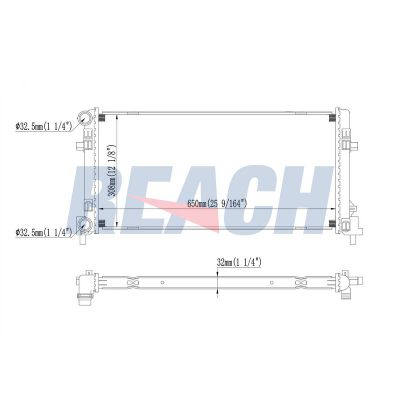 Su Radyatörü  Skoda Rapid (NH)(07.2012->)  MAHLE CR 1336 000S