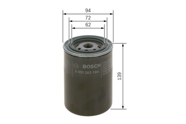 Yağ Filtresi  BOSCH 0 451 203 194