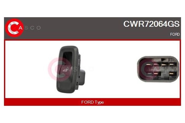 Cam Açma Düğmesi Ön Sağ MAXTEL 18202054