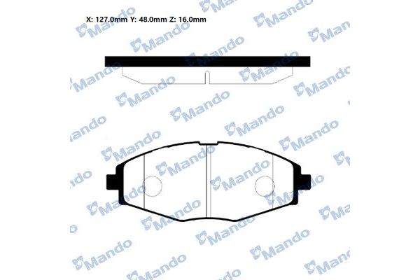 Fren Disk Balata Ön Chevrolet Matiz (2004->2005)  MANDO RMPD06NS