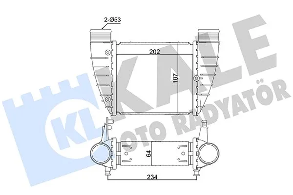 Turbo Radyatörü  KALE 352370
