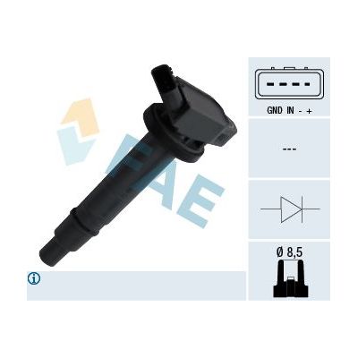 Ateşleme Bobini  Toyota Avensis Combi (T25)(2003->)  KRAFTVOLL 05020115