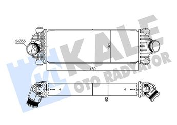 Turbo Radyatörü  ORİS IFR103062  GK216K775AD 2011906 2146189 GK216K7 GK216K775AE