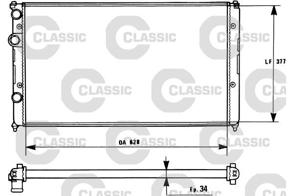 Su Radyatörü  Kia Cerato III / K3 12 (YD)(2013->)  VALEO 231267
