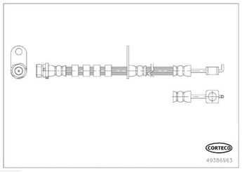 Fren Hortumu Ön Sağ SWAPP 40232  8V512078AC 1514231 1522923 1718840 1751661 1773093 1792898 8V512078AA 8V512078AB 8V512078AD AY112078AA AY112078AB