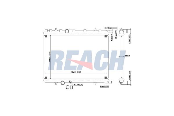 Su Radyatörü  Citroen Grand C4 Picasso (10.2006->)  PSA ORJINAL 1330T5