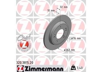 Fren Disk Ayna Arka Sağ ve Sol ZIMMERMANN 320.3815.20  58411G2300 58411-G2300