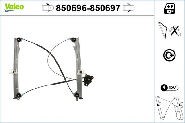 Cam Krikosu Ön Sol VALEO 850696