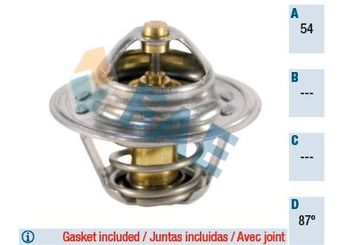 Termostat 87 °C  GMB GTMS-028A  50121113C MN980137 MN-980137 050 121 113 C 6B121113A 06B 121 113 A