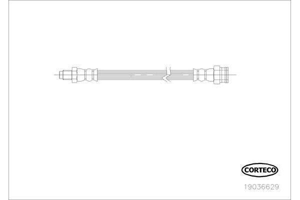 Fren Hortumu Arka Sağ veya Sol FROW 160.1112.006
