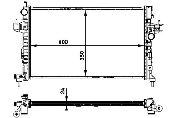 Su Radyatörü  MAHLE CR 422 000S