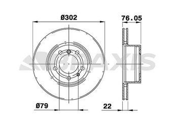 Fren Disk Ayna Ön Sağ ve Sol BRAXIS AD0980  DF2556 34111160936