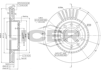 Fren Disk Ayna Ön Sağ ve Sol PSA ORJINAL 1610704680  1610704680 1642761280