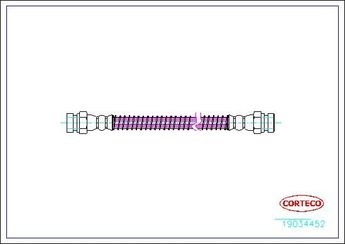 Fren Hortumu Arka Sağ MAHER 03955  587381C000 58738-1C000