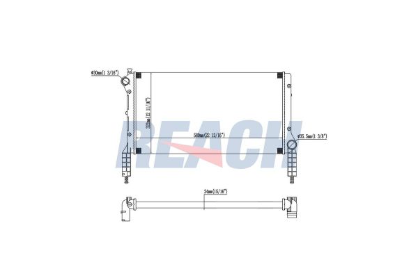 Su Radyatörü  DENSO DRM09064