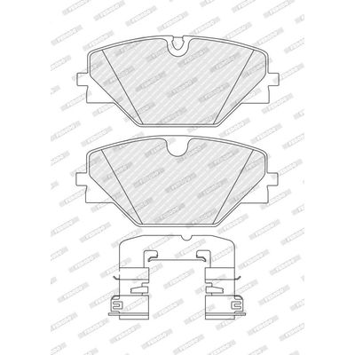 Fren Disk Balata Arka Land Rover Range Rover Sport (L461)(2022->)  FERODO FDB5584