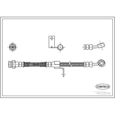 Fren Hortumu Ön Sol SVAC 80-0148