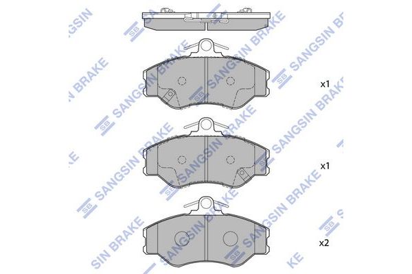 Fren Disk Balata Ön SANGSIN SP1072