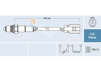 Oksijen (Lambda) Sensörü  FAE 77644  1588A194